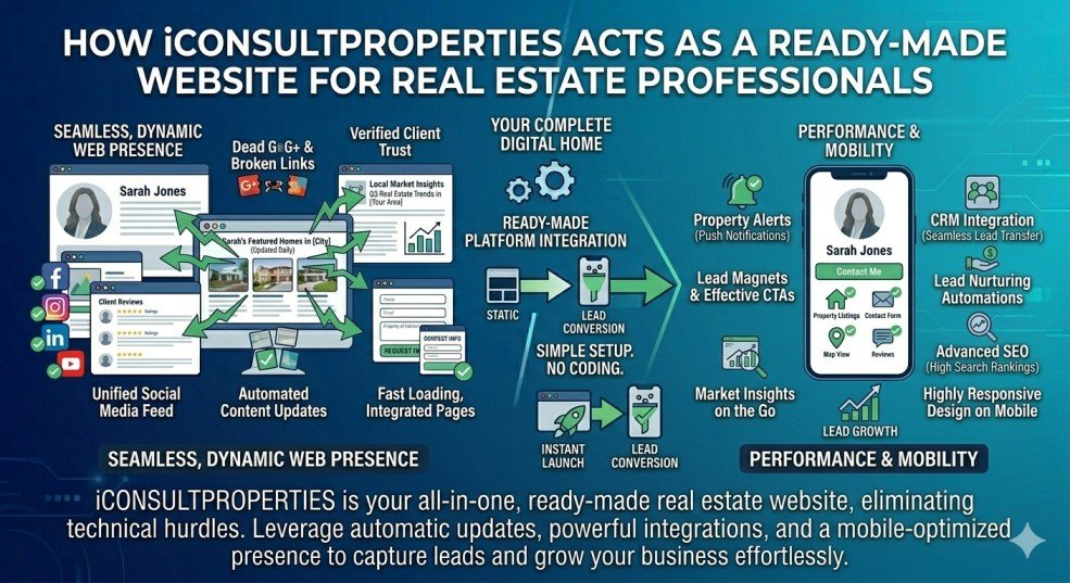 How iconsultproperties Acts as a Ready-Made Website for Real Estate Professionals
