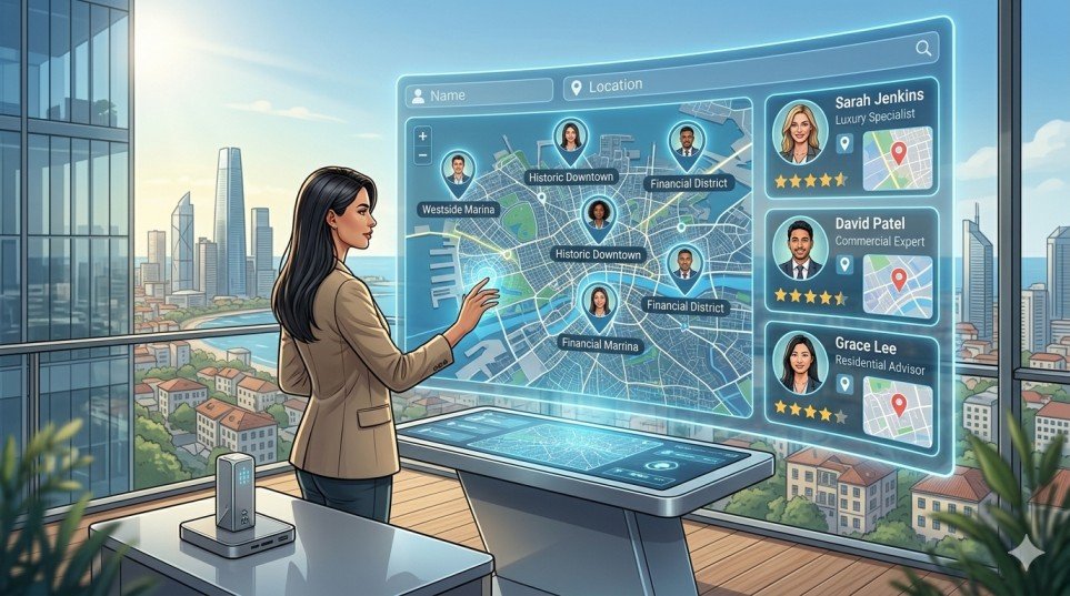 Name-Wise and Location-Wise Agent Search: A Game Changer for Buyers