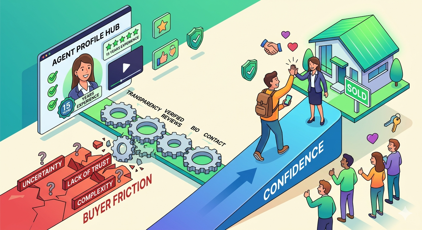 How Online Agent Profiles Reduce Buyer Friction and Build Confidence