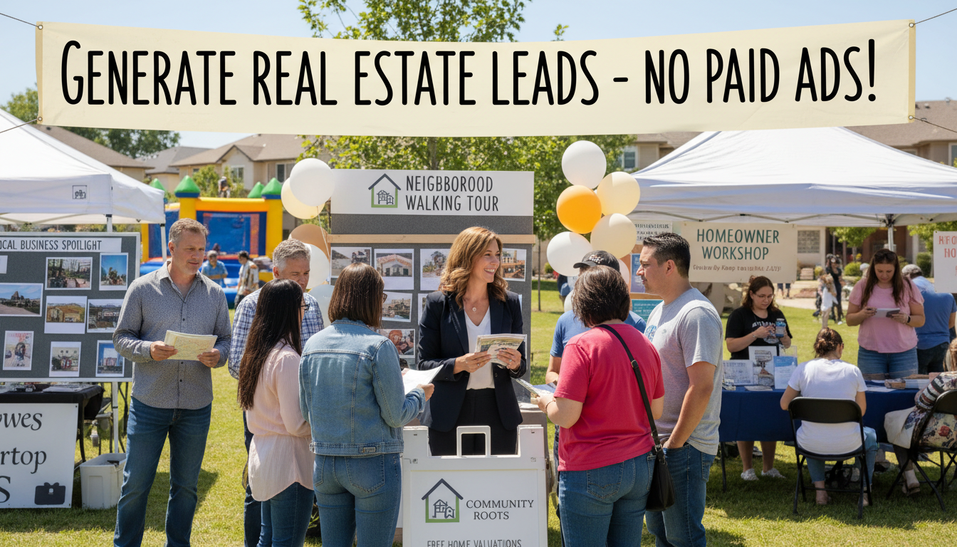 How Real Estate Agents Can Generate Leads Without Paid Marketing